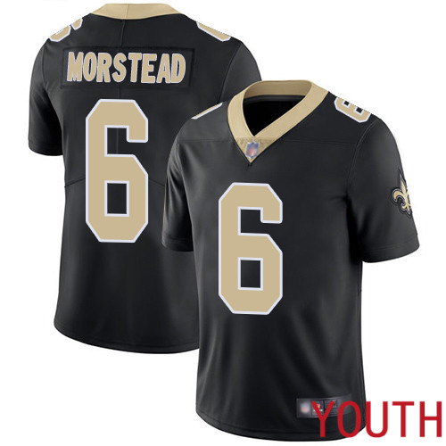 New Orleans Saints Limited Black Youth Thomas Morstead Home Jersey NFL Football 6 Vapor Untouchable Jersey